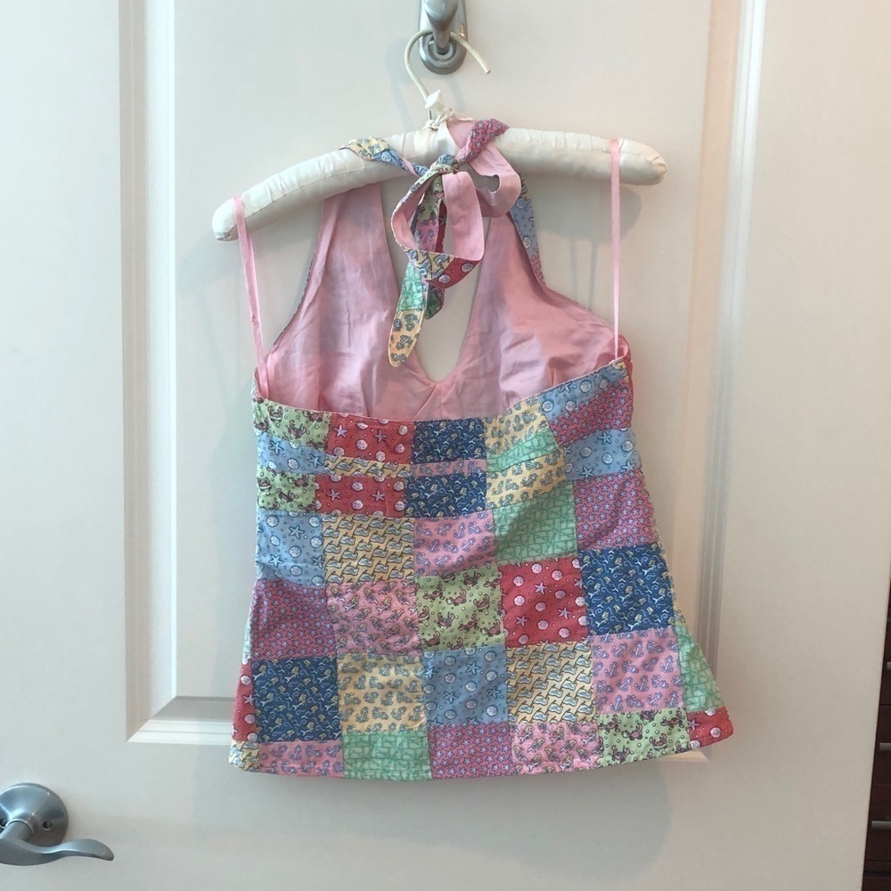 Vineyard Vines Patchwork Halter Top - image 8